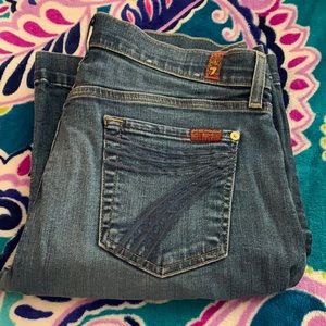 7 For All Mankind dojo jeans. Size 30, inseam 32